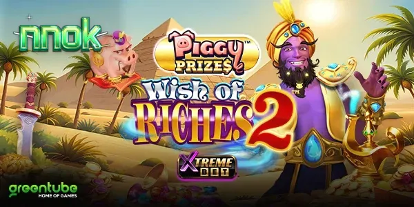 Piggy Prizes Wish of Riches 2 স্লট গেমের একটি দৃশ্য