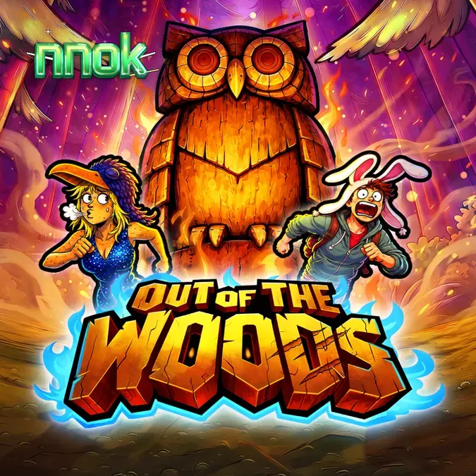 Out Of The Woods স্লট গেমের অন্ধকার বনভূমির থিম এবং গেমপ্লে ইন্টারফেস